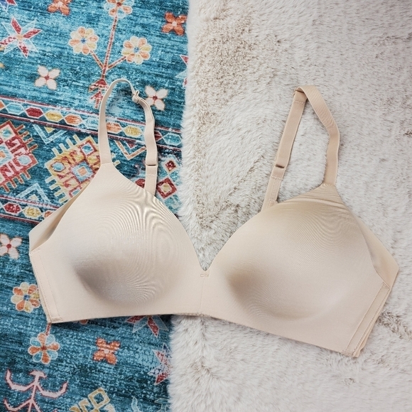 Wacoal Ultimate Side Smoother Wire Free T-Shirt Bra Sand 34C 852281